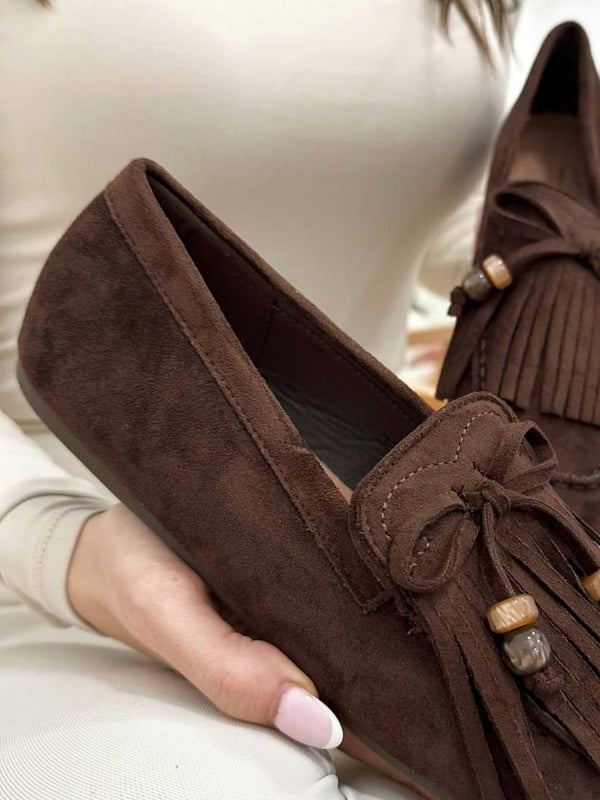 Women flats G020 - BROWN