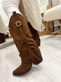 Women boots F894 - BROWN