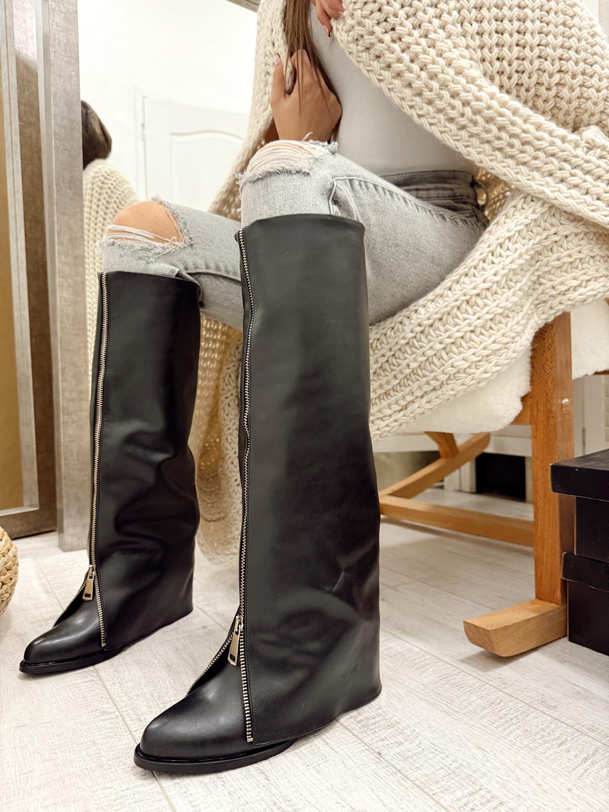 Damenstiefel F931 - SCHWARZ