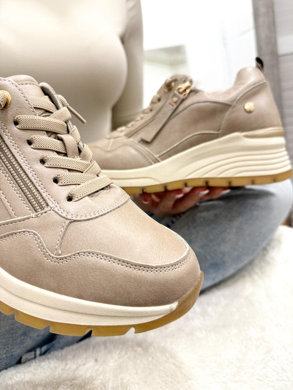 Women sneakers F992 - BEIGE