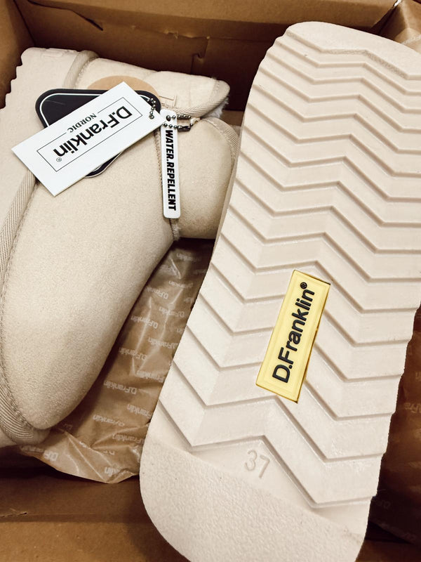 Comfy Boots F983 - D.FRANKLIN LOW BASIC WATER REPELLENT BEIGE