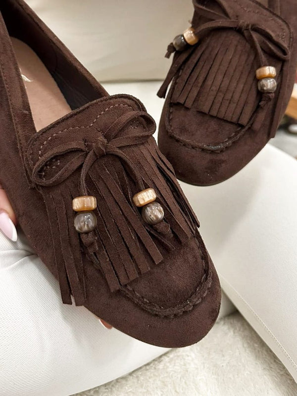 Women flats G020 - BROWN
