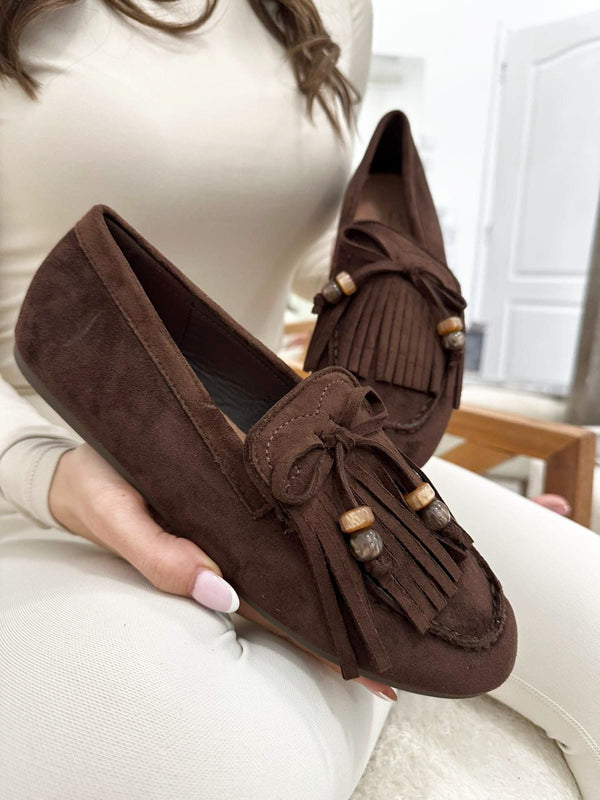 Women flats G020 - BROWN