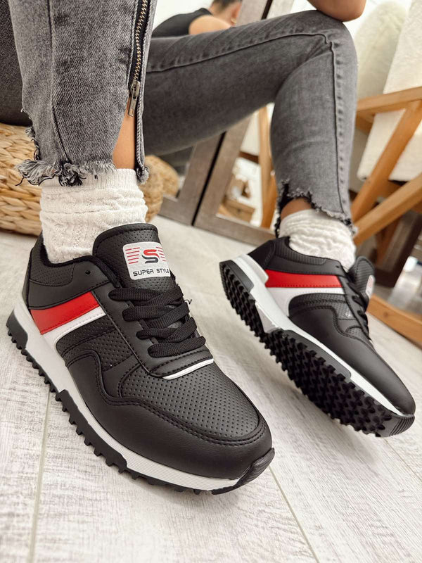 Damen-Sneaker F579 - SCHWARZ