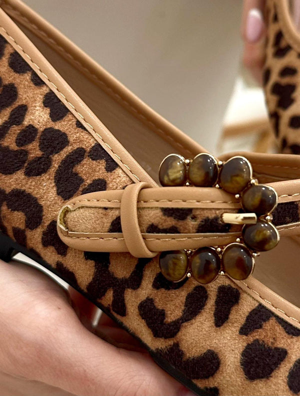 Ballerina flats G025 - LEOPARD