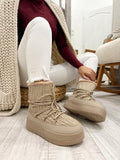 Comfy Boots F915 - BEIGE