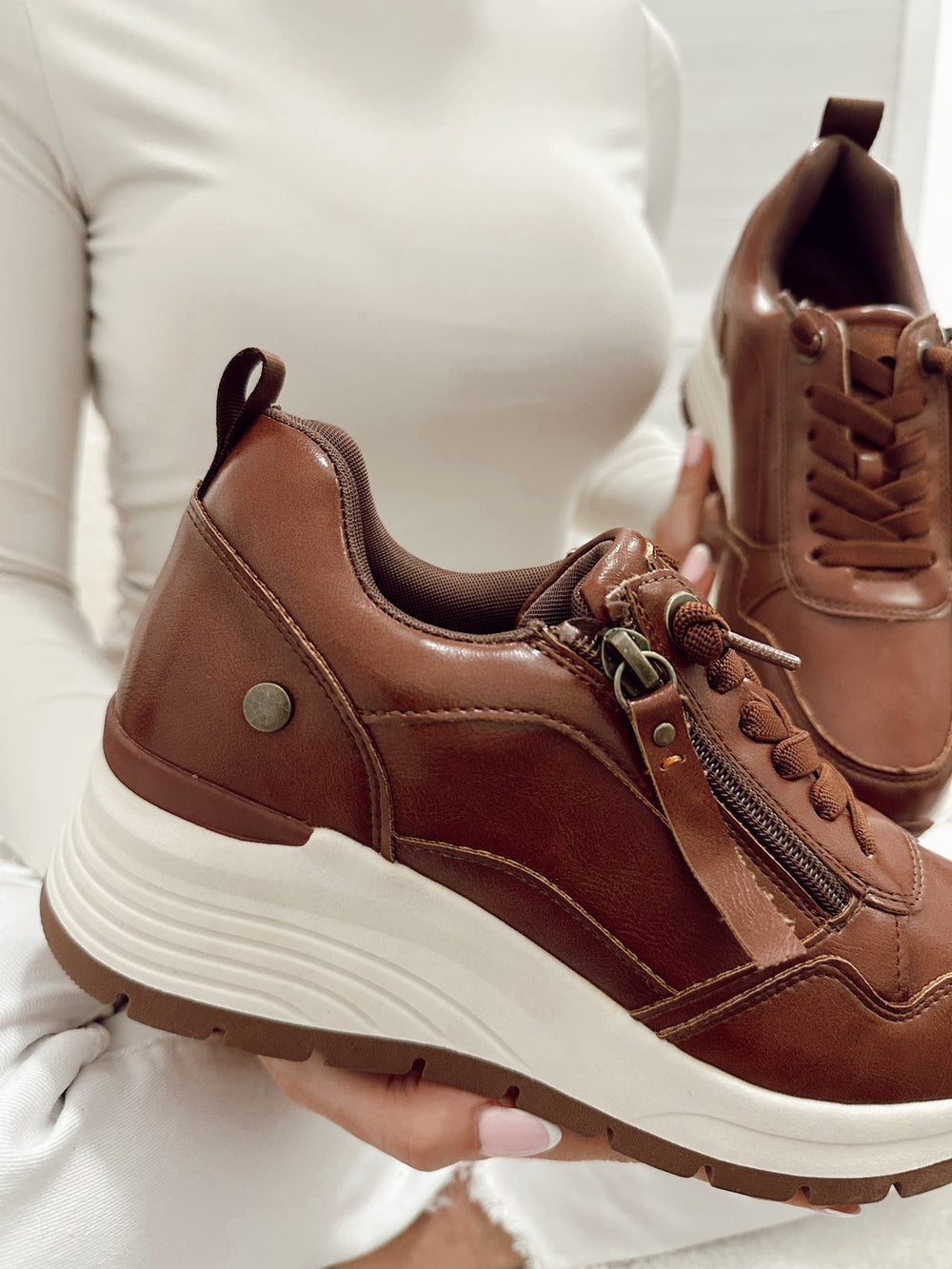 Damensneaker F992 - CAMEL