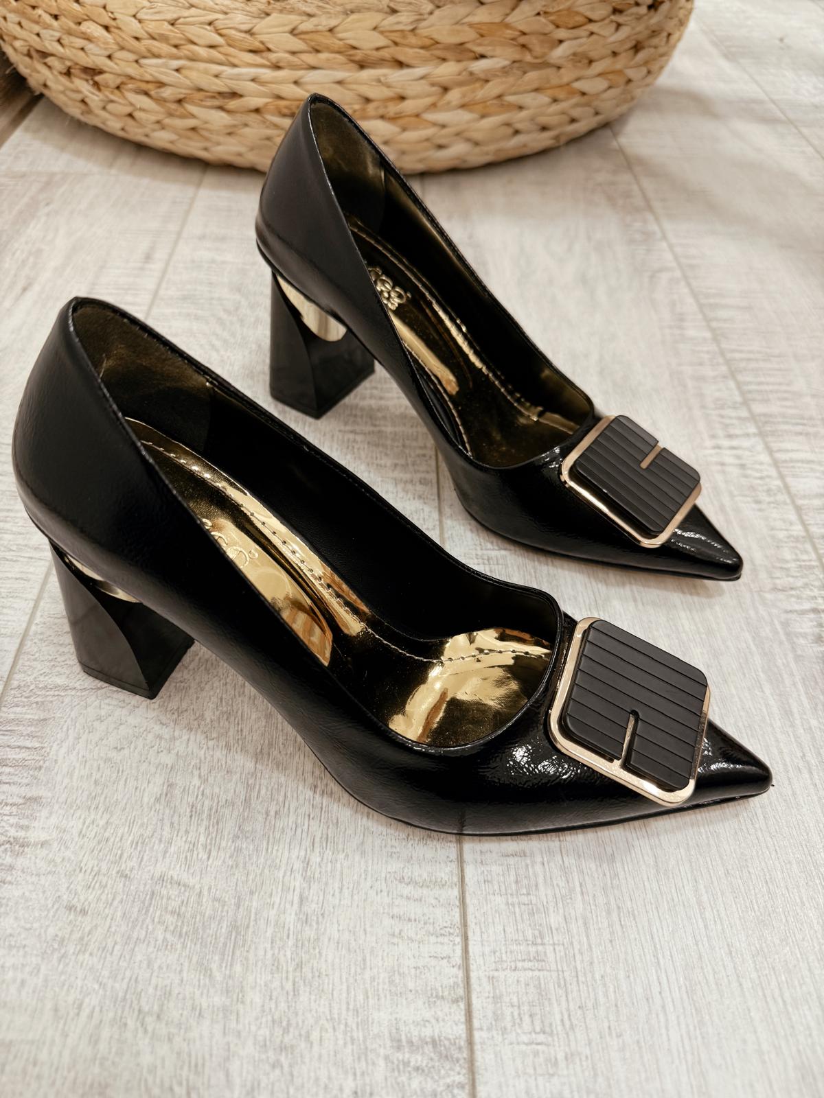 Heels F972 - BLACK