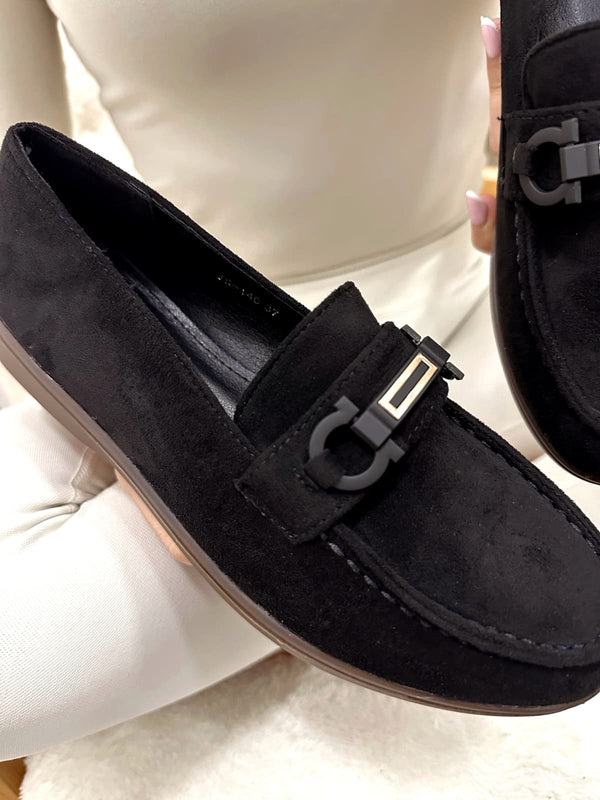 Women flats G013 - BLACK