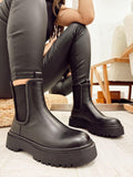 Damen Stiefeletten F490 - SCHWARZ