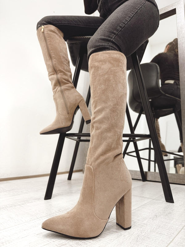 Women boots F790 - BEIGE