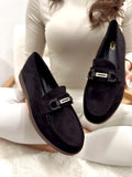 Women flats G013 - BLACK