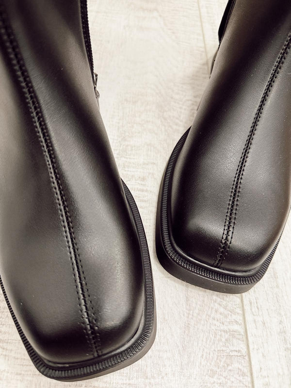 Women half boots F550 - BLACK