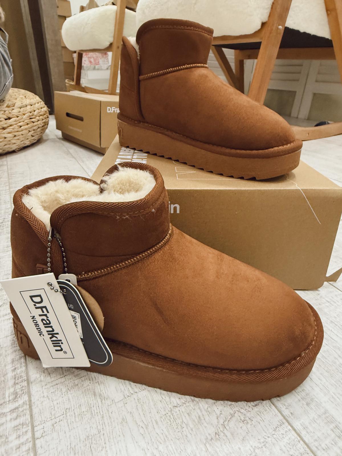 Comfy Boots F983 - D.FRANKLIN LOW BASIC WASSERABWEISEND CAMEL