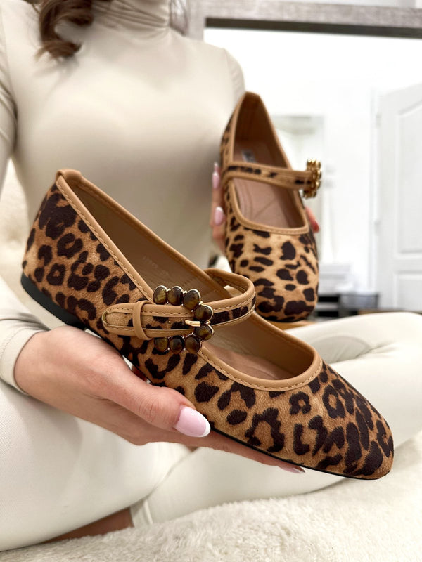 Ballerina flats G025 - LEOPARD