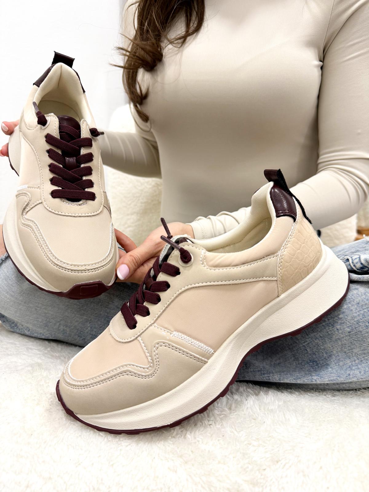 Sneakers dama F993 - BEJ