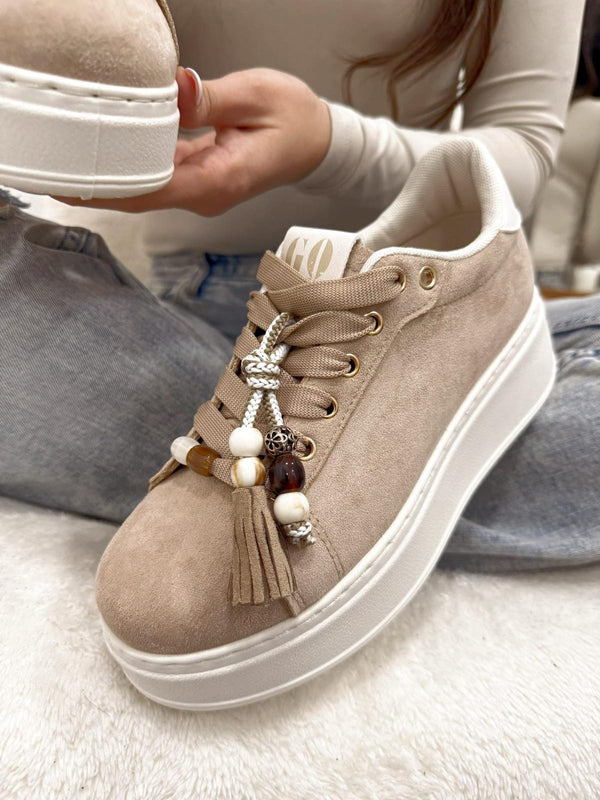 Women sneakers G036 - BEIGE