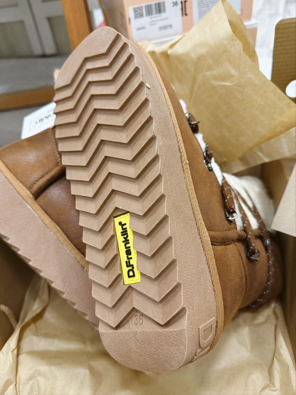 Comfy Boots F987 – D.FRANKLIN NORDIC TRK FUR CAMEL
