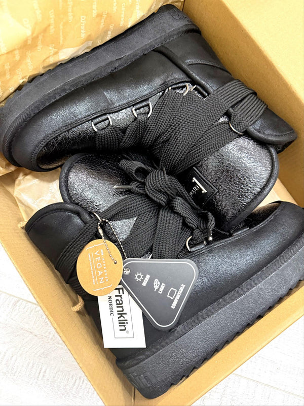 Comfy Boots F984 - D.FRANKLIN NORDIC SHINY BLACK