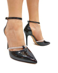 Damensandalen E324 - SCHWARZ