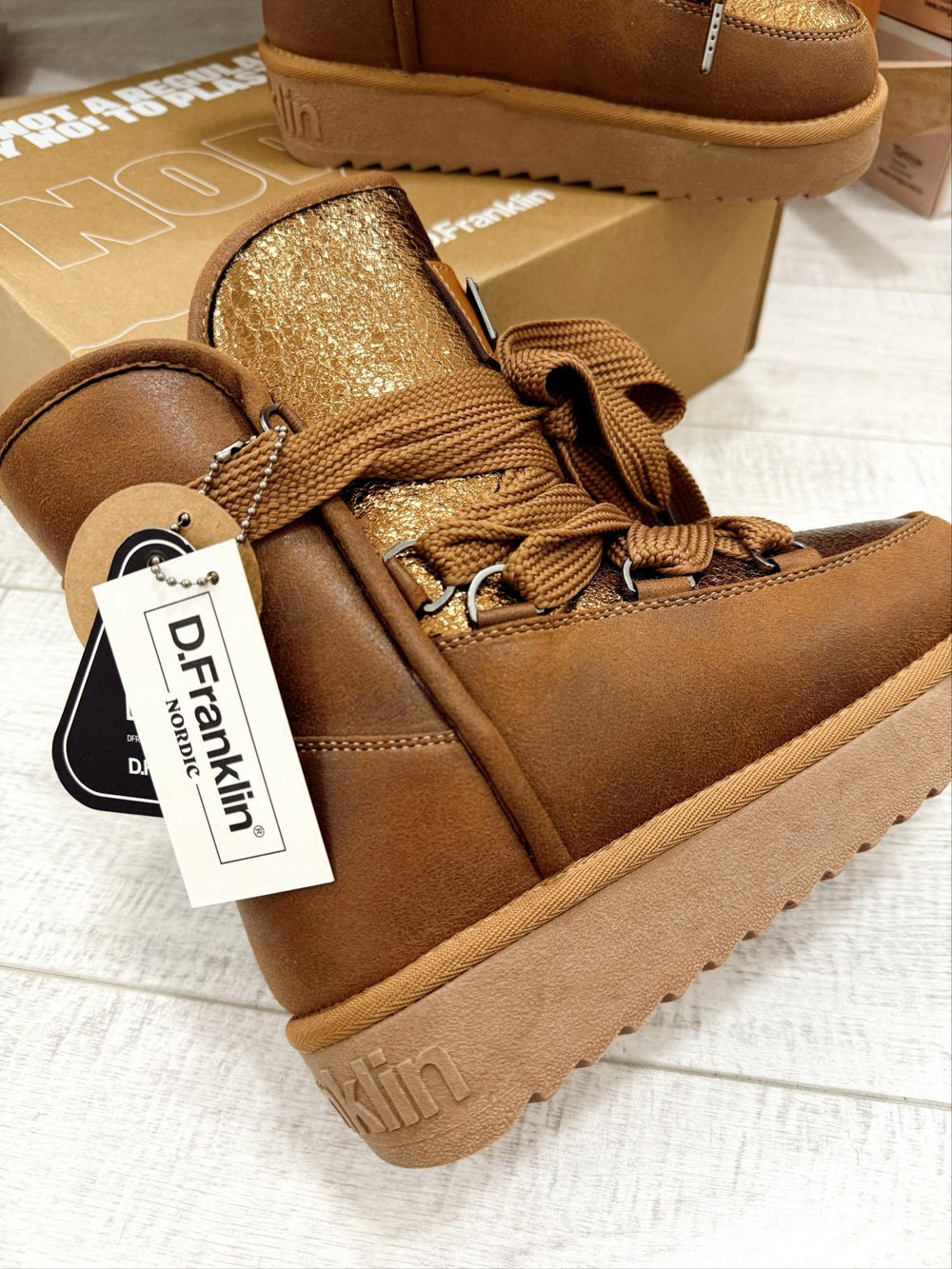 Comfy Boots F984 - D.FRANKLIN NORDIC SHINY NUT
