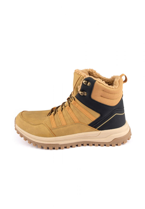 MEN'S WINTER SHOES D497 - CAMEL
