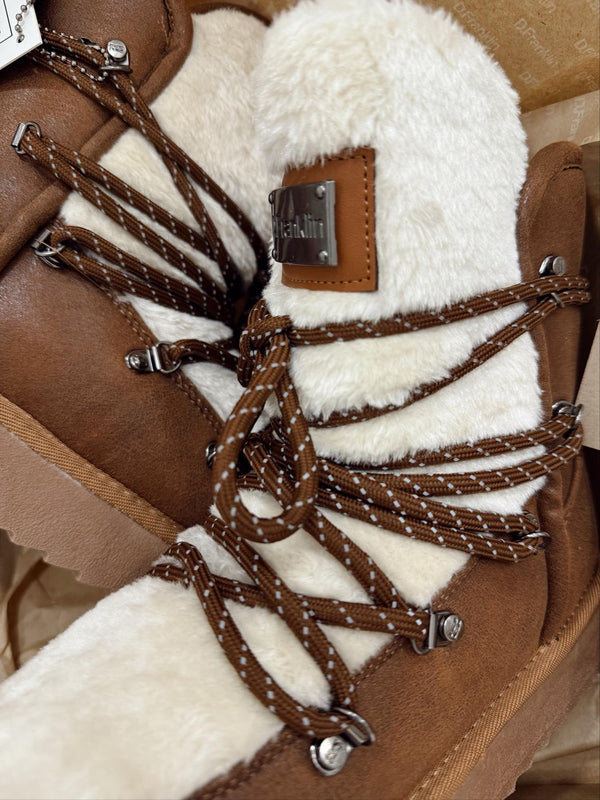 Comfy Boots F987 - D.FRANKLIN NORDIC TRK FUR CAMEL