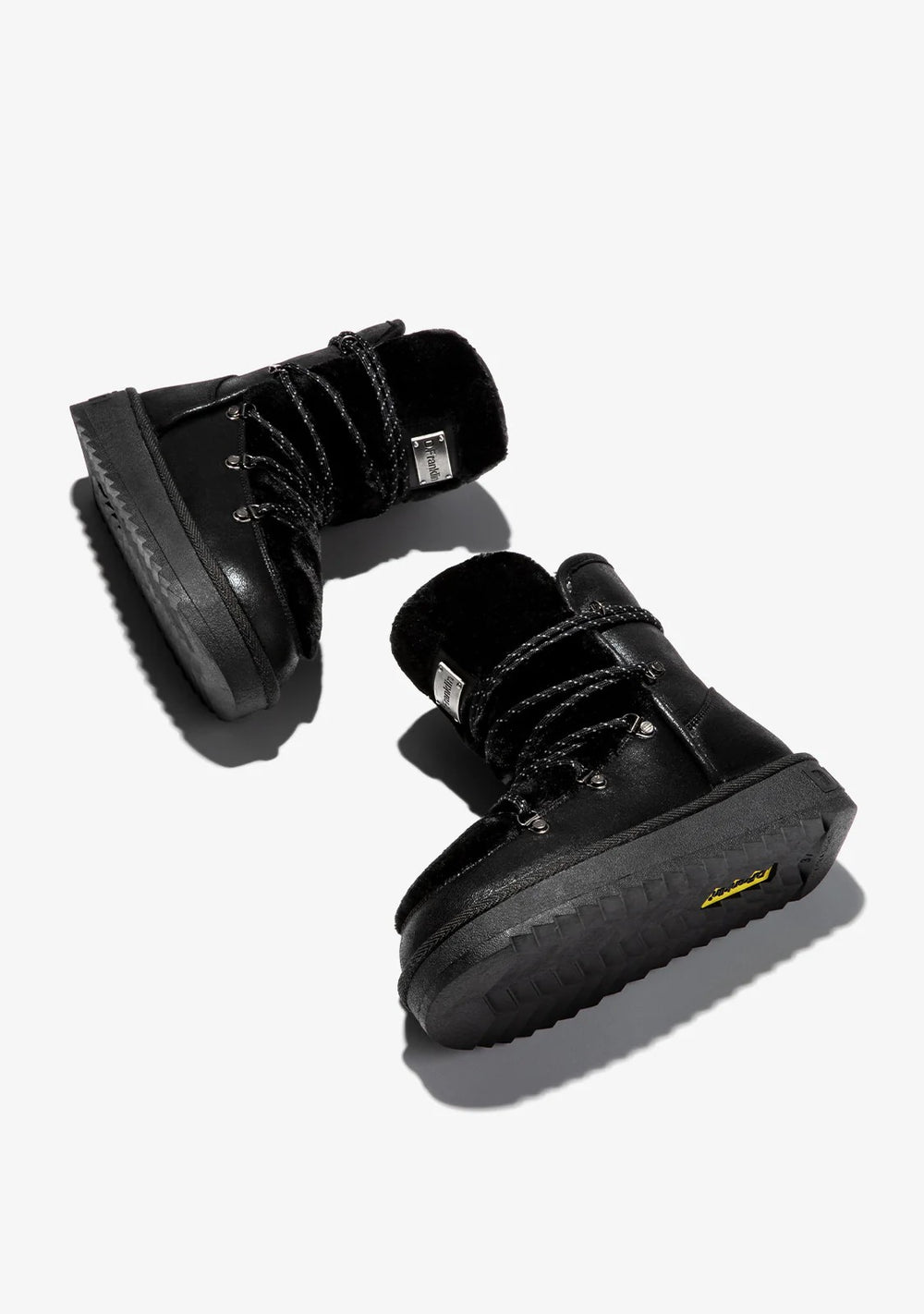Comfy Boots F987 -  D.FRANKLIN NORDIC TRK FUR BLACK - BLACK