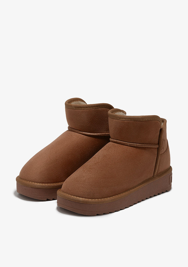 Comfy Boots F983 - D.FRANKLIN LOW BASIC WATER REPELLENT CAMEL