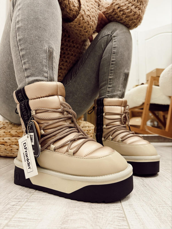 Women snowboots F985 - D. FRANKLIN NORDIC BOMB V.2 BEIGE