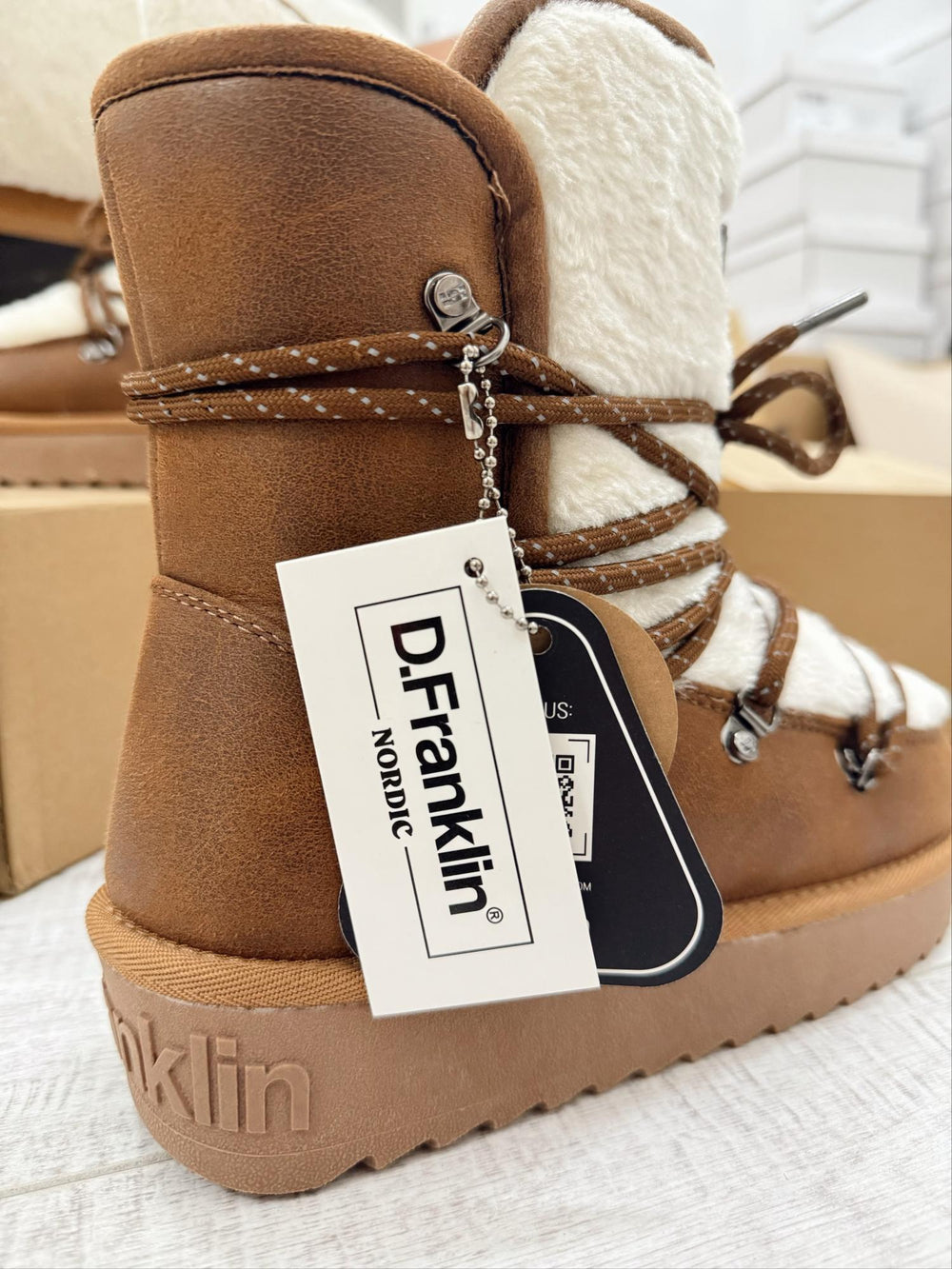Comfy Boots F987 – D.FRANKLIN NORDIC TRK FUR CAMEL