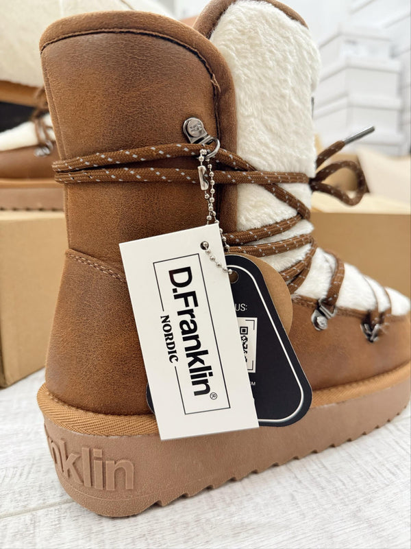 Comfy Boots F987 - D.FRANKLIN NORDIC TRK FUR CAMEL