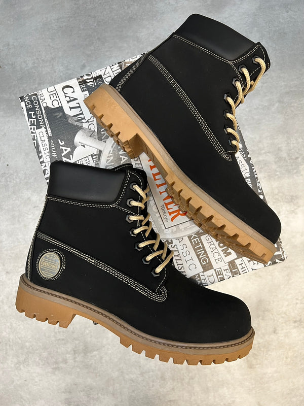 HERREN WINTERSCHUHE D543 - SCHWARZ