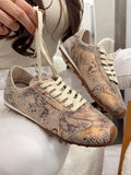 Ledersneaker G123 - BEIGE