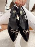 Leather sandals G158 - BLACK