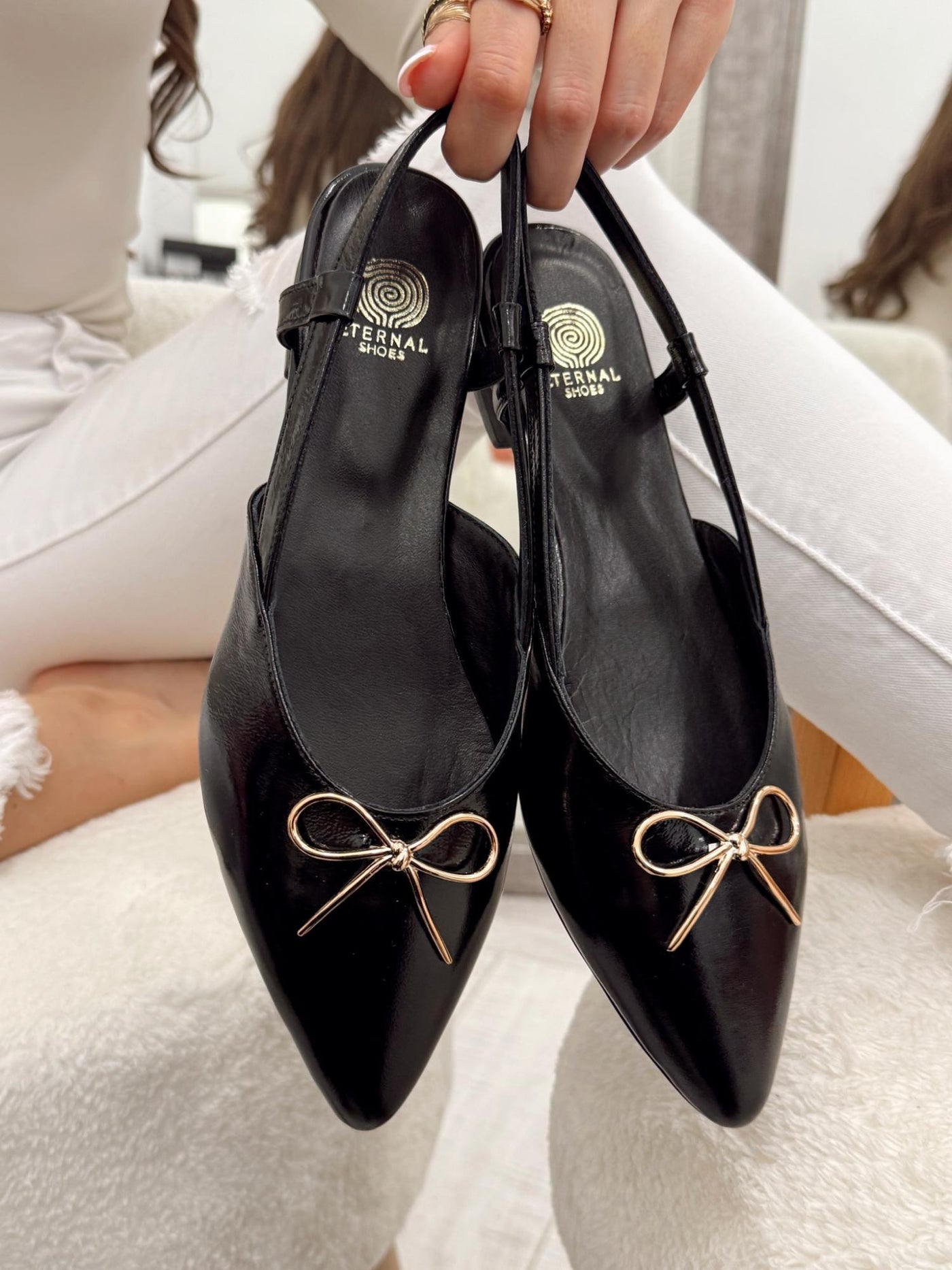 Leather sandals G158 - BLACK