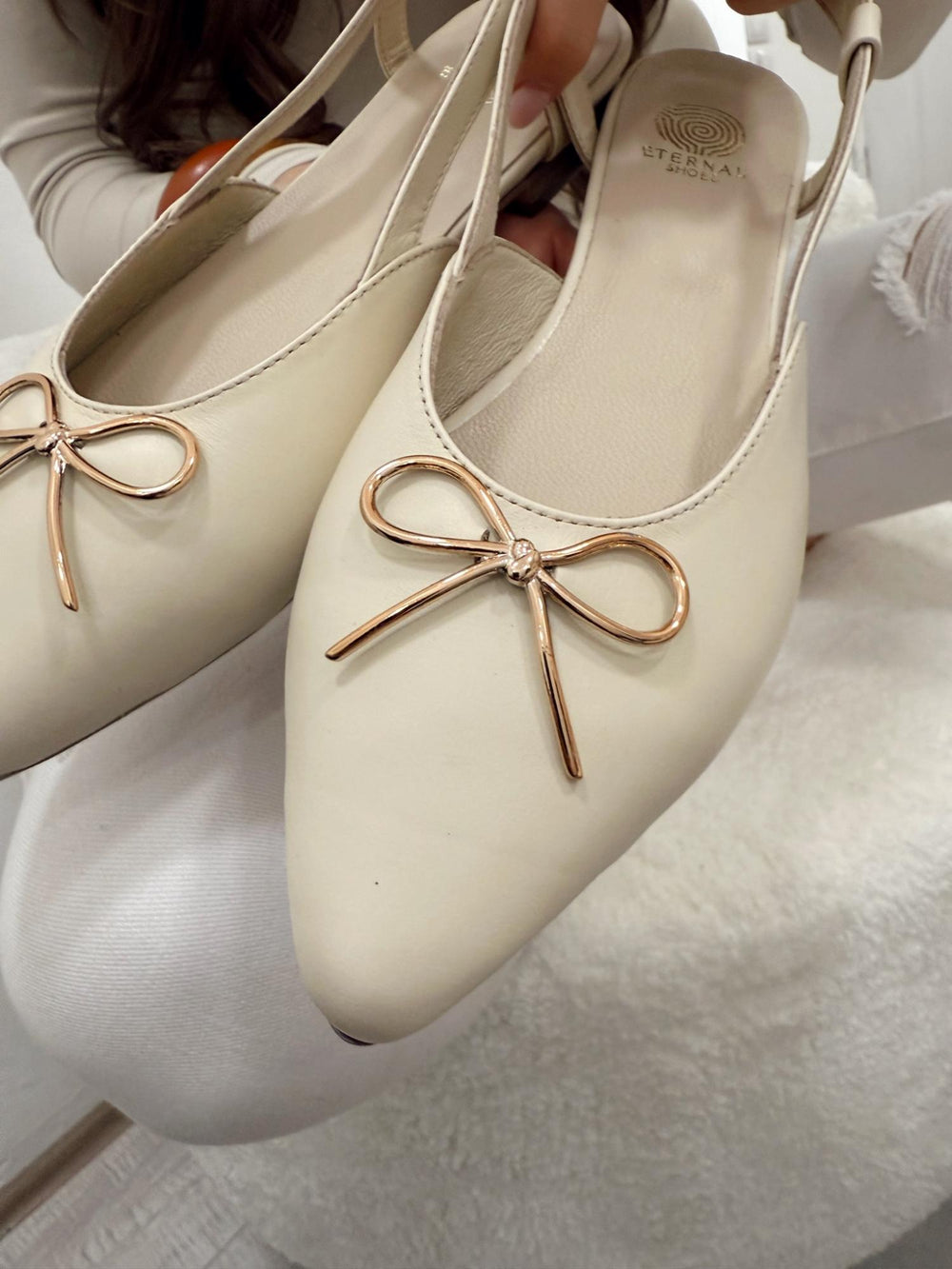 Ledersandalen G158 - BEIGE