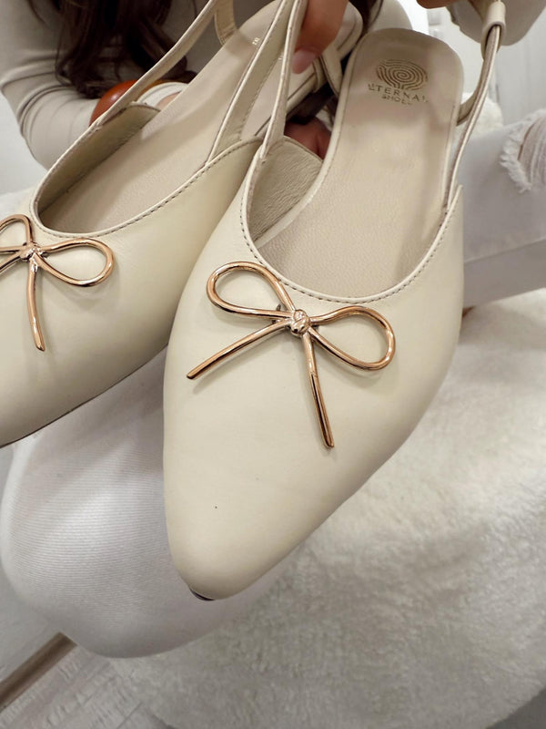 Leather sandals G158 - BEIGE