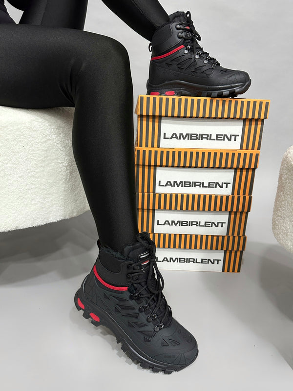 OUTDOOR- UND TREKKINGSCHUHE D548 - SCHWARZ