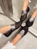 Leder-Ballerinas G129 – SCHWARZ