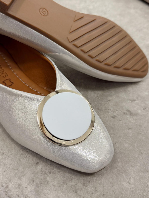 Leather ballet flats G184 - GOLD