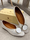 Leather ballet flats G184 - GOLD
