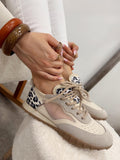 Leather sneakers G126 - BEIGE