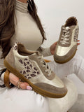 Leather sneakers G120 - GOLD