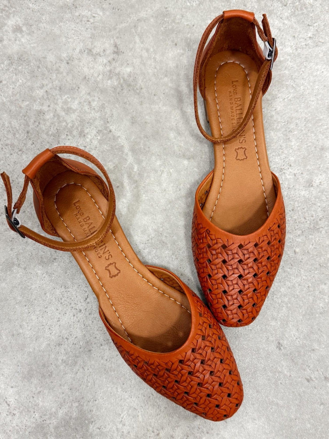 Ledersandalen G202 - CAMEL