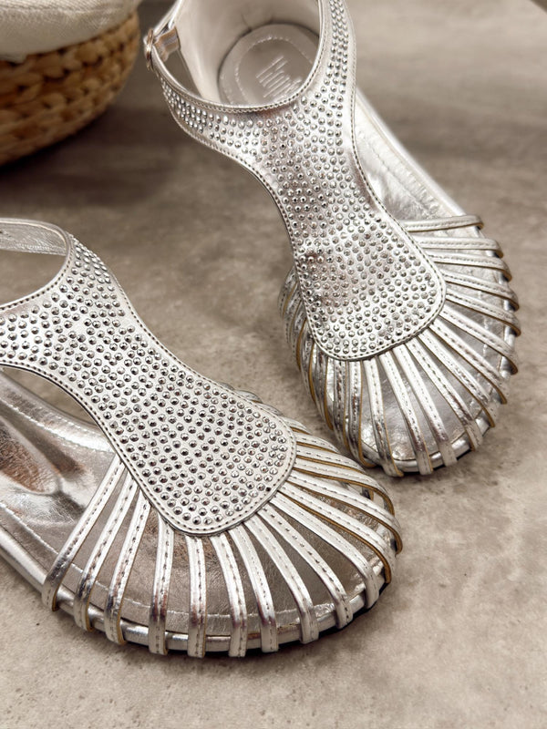 Women sandals G526 - SILVER