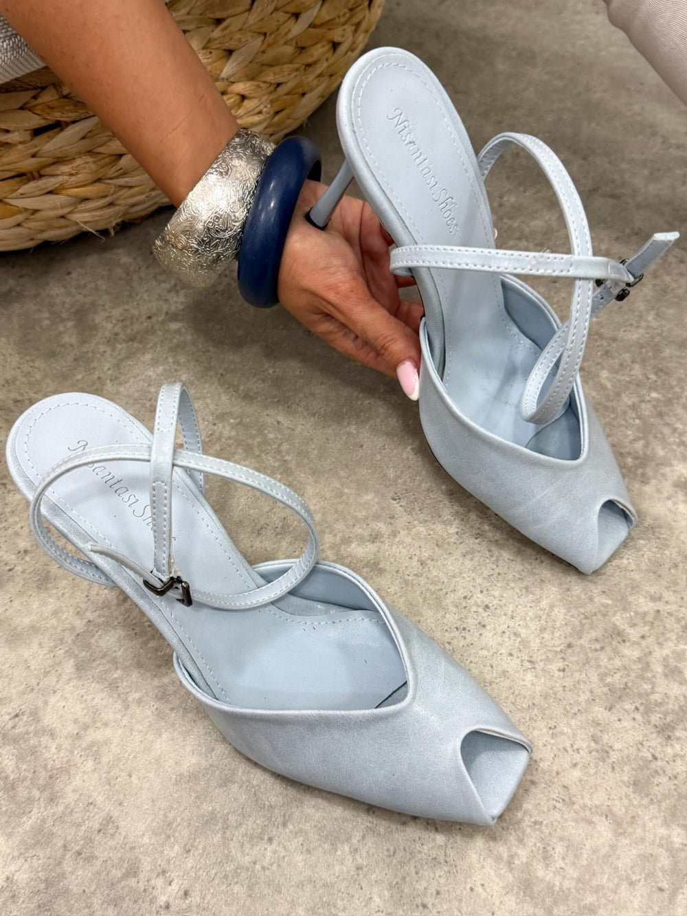 Women sandals G357 - BLUE