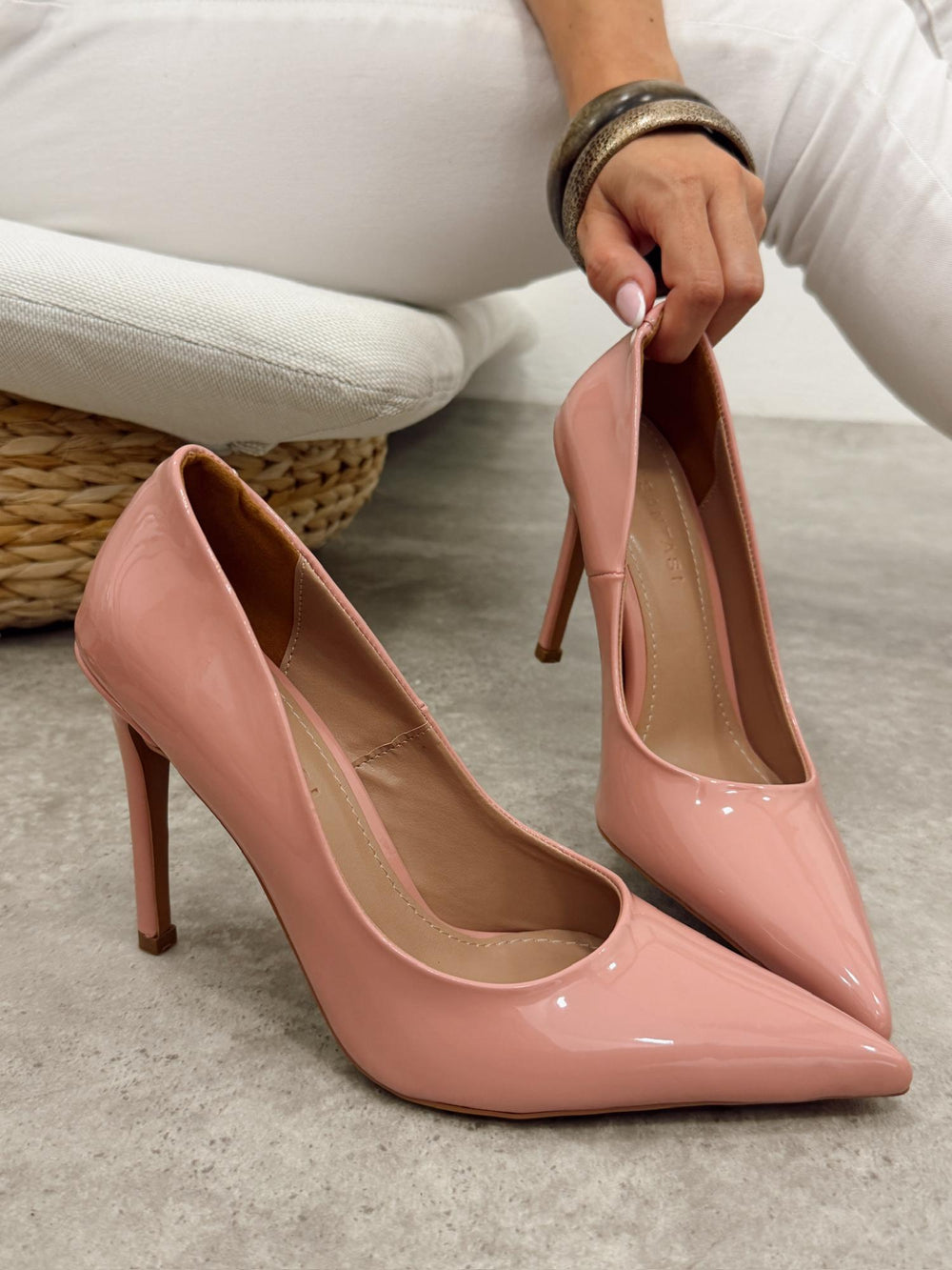 Heels G444 - ROZ PUDRĂ
