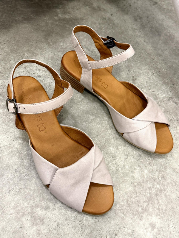 Leather sandals G414 - GREY