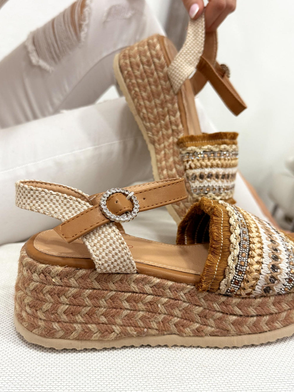 Női szandál G221 - CAMEL